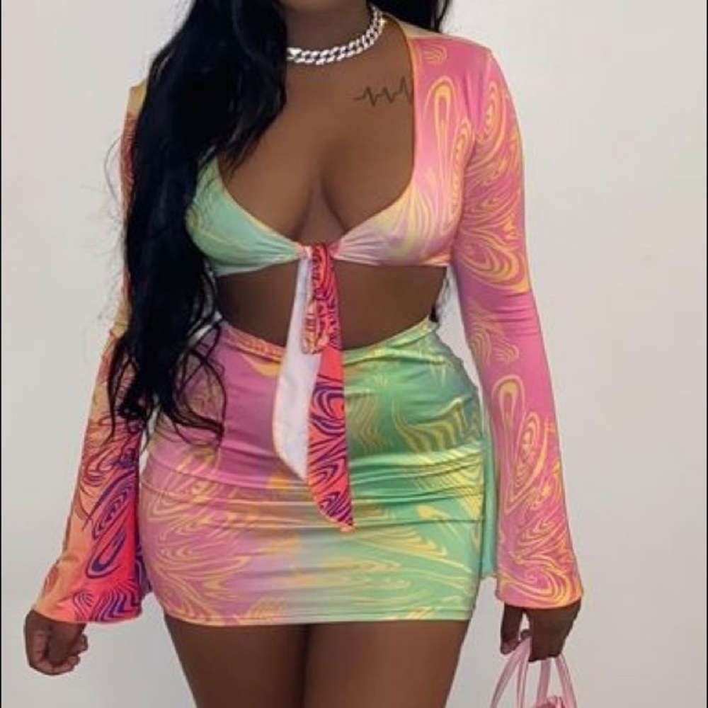 2 piece pink set